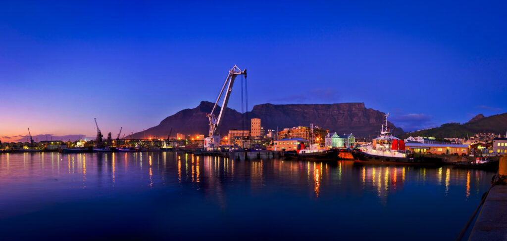 Voys South Africa and a view of Table Mountain Cape Town